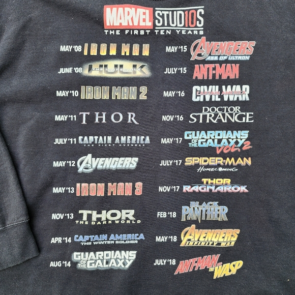 Marvel Crewneck More Than A Fan Sz. XL - Picture 4 of 5